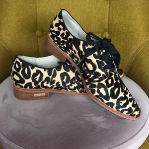 LOUISE ET CIE Adwin Genuine Calf Hair Oxford